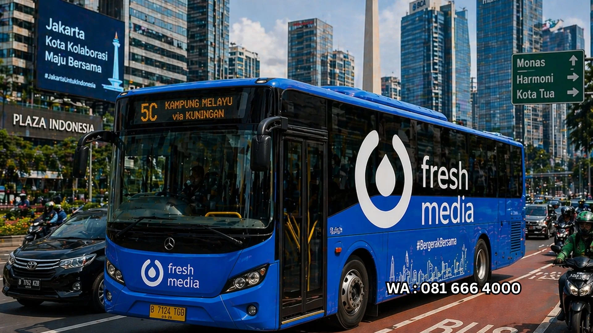 Jasa Branding Bus Muara Enim