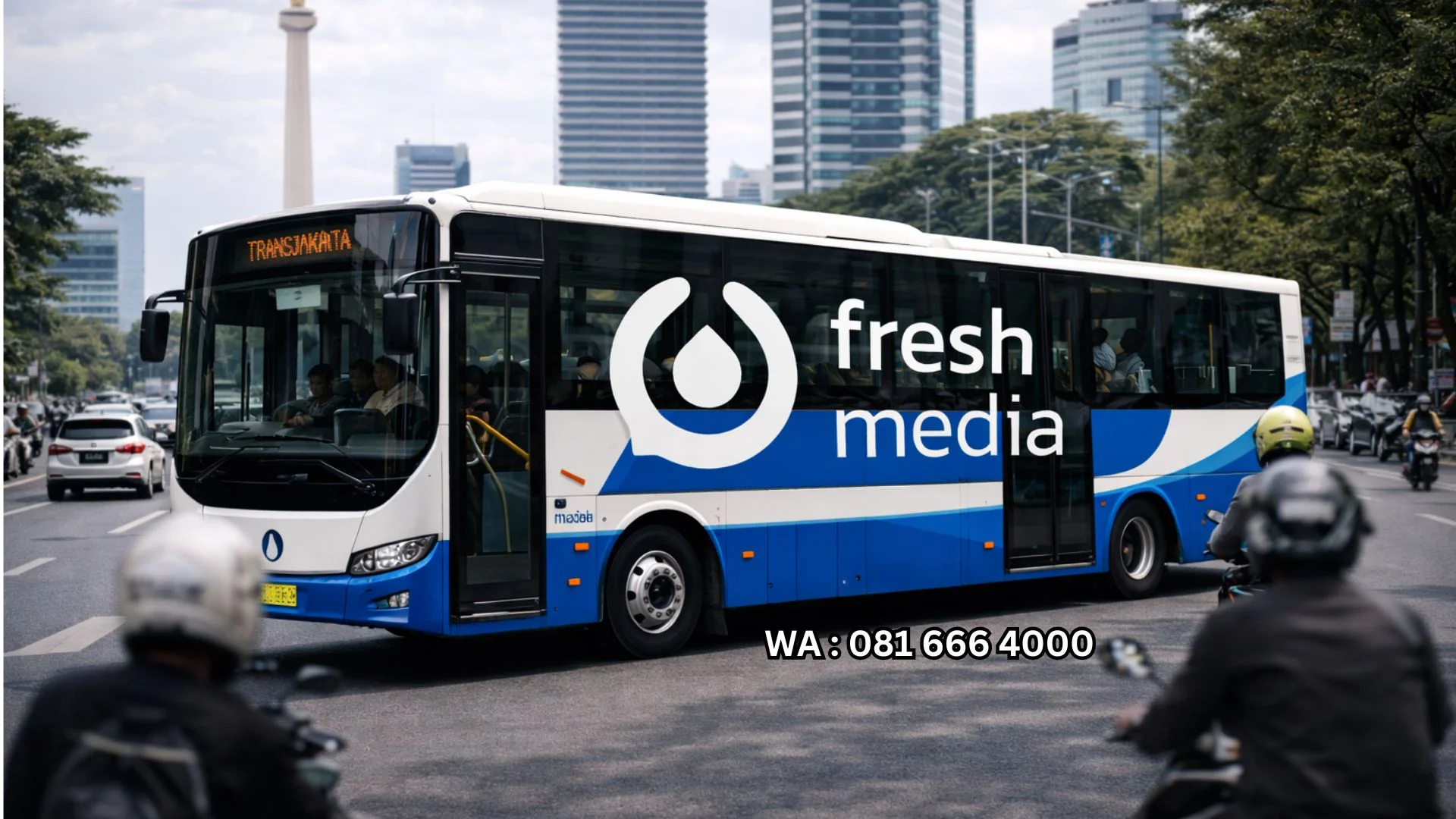 Jasa Branding Bus Teluk Wondama