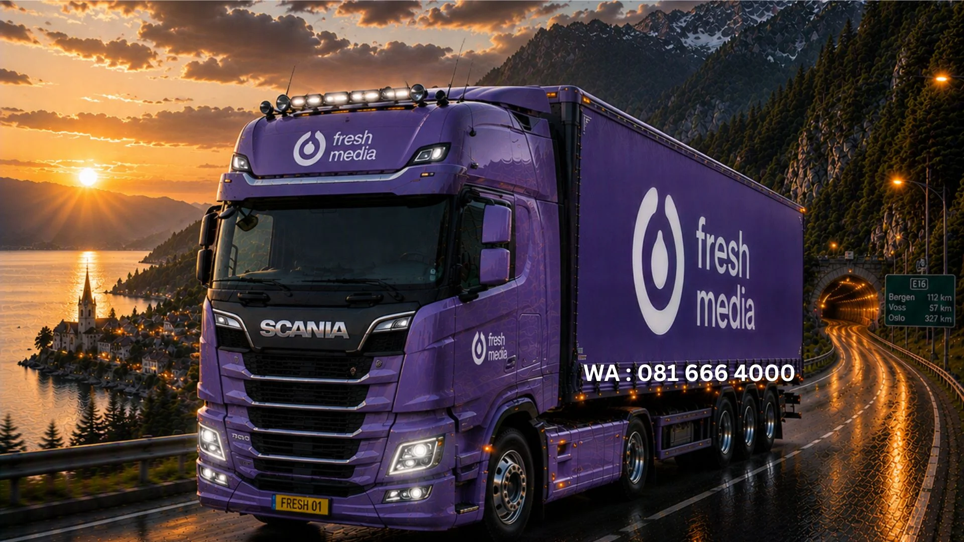 Jasa Branding Truk Supiori