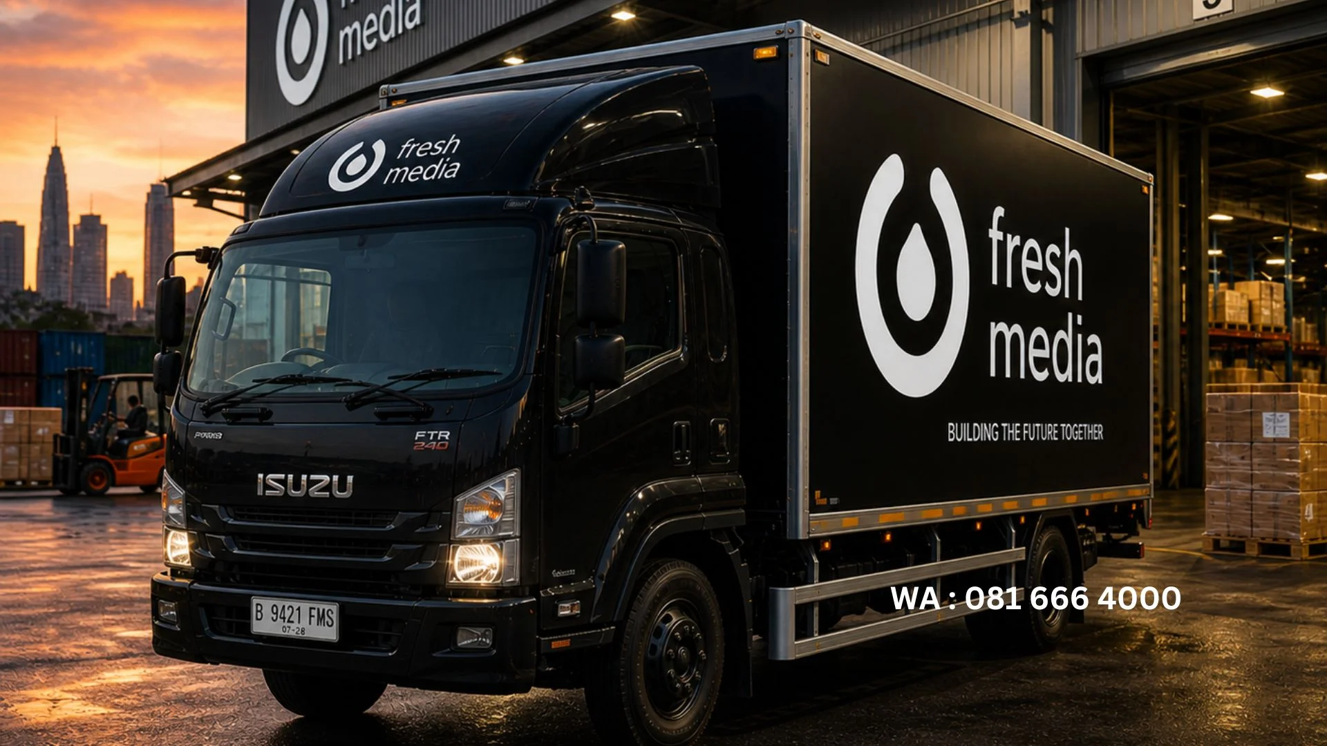 Jasa Branding Truk Solok