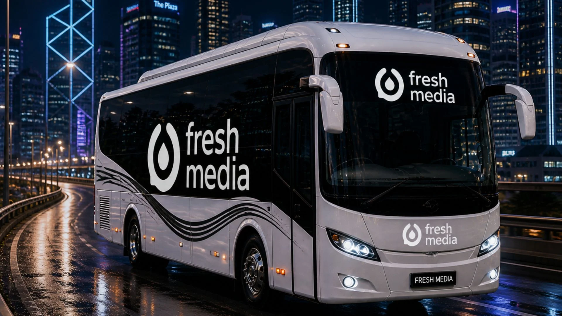 Jasa Branding Bus Pegunungan Bintang