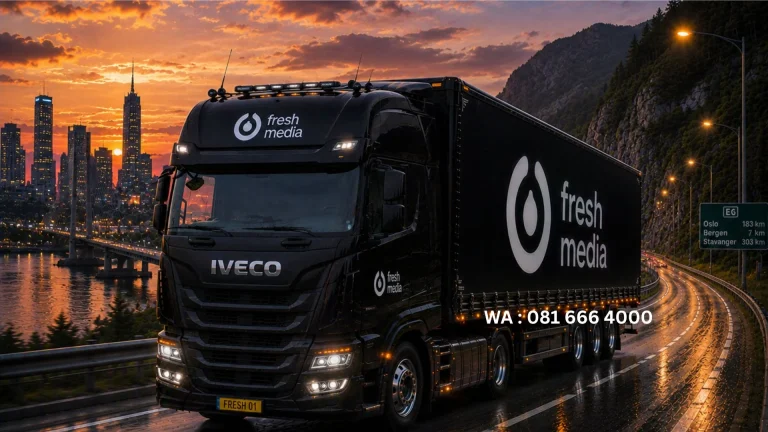 Jasa Branding Truk Flores Timur